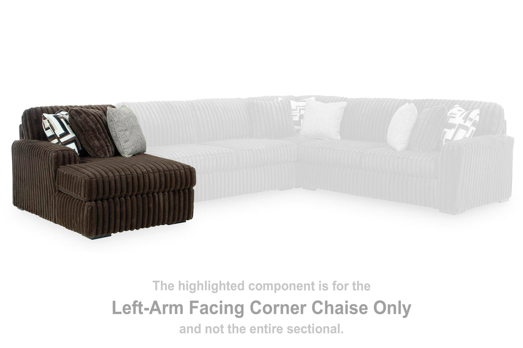 Midnight-Madness Sectional with Chaise - Furniture 2 Go- FL