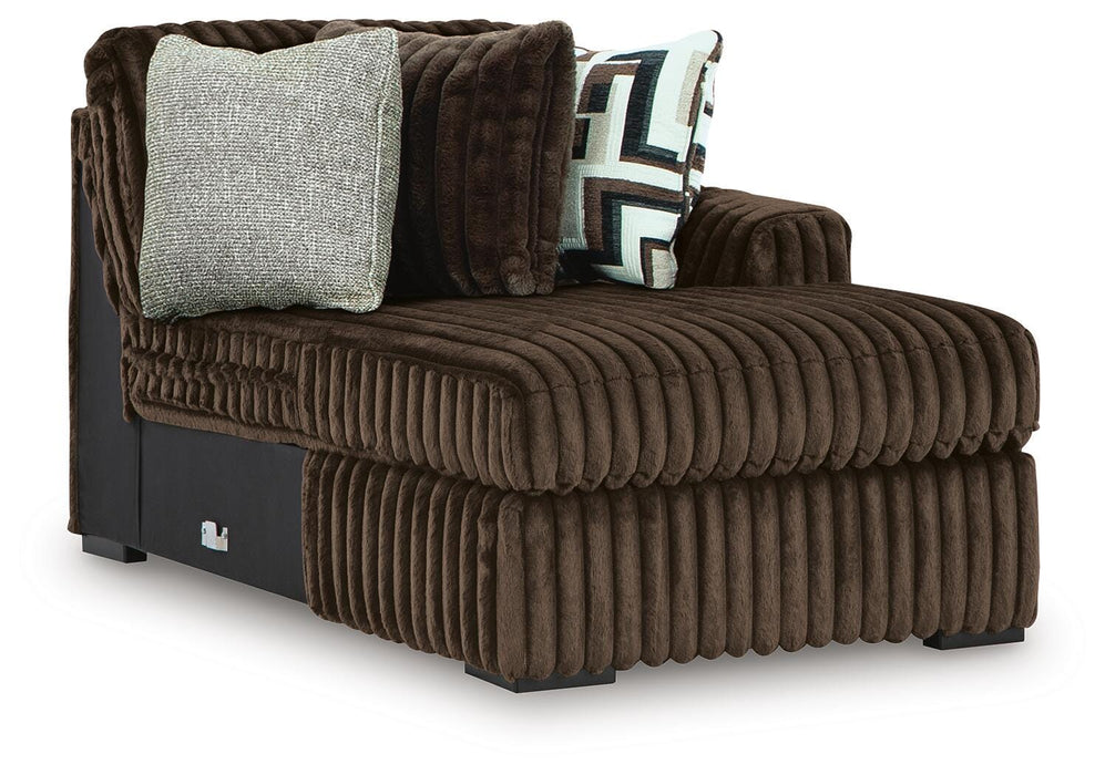 Midnight-Madness Sectional with Chaise - Furniture 2 Go- FL