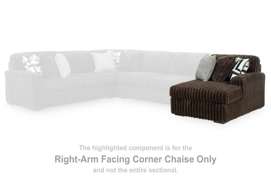 Midnight-Madness Sectional with Chaise - Furniture 2 Go- FL