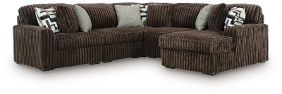 Midnight-Madness Sectional with Chaise - Furniture 2 Go- FL