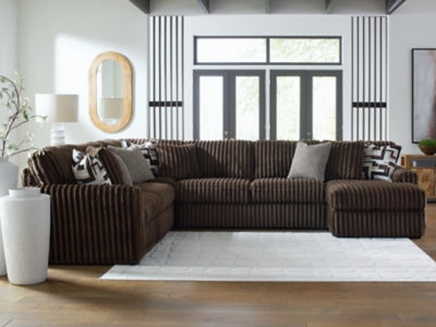 Midnight-Madness Sectional with Chaise - Furniture 2 Go- FL