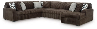 Midnight-Madness Sectional with Chaise - Furniture 2 Go- FL