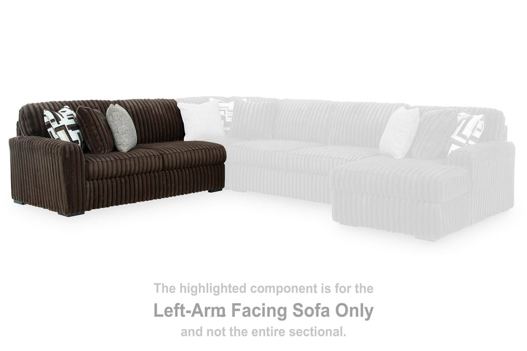 Midnight-Madness Sectional with Chaise - Furniture 2 Go- FL