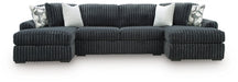 Midnight-Madness Sectional with Chaise - Furniture 2 Go- FL