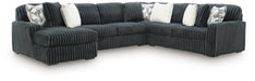 Midnight-Madness Sectional with Chaise - Furniture 2 Go- FL