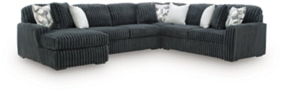 Midnight-Madness Sectional with Chaise - Furniture 2 Go- FL