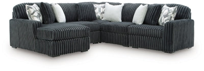 Midnight-Madness Sectional with Chaise - Furniture 2 Go- FL