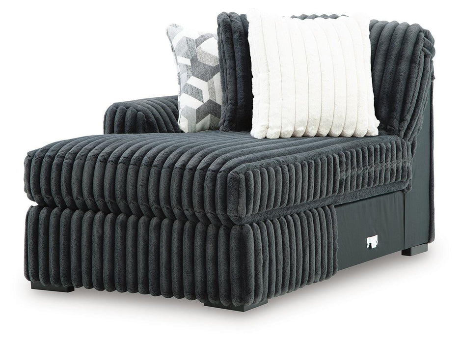 Midnight-Madness Sectional with Chaise - Furniture 2 Go- FL