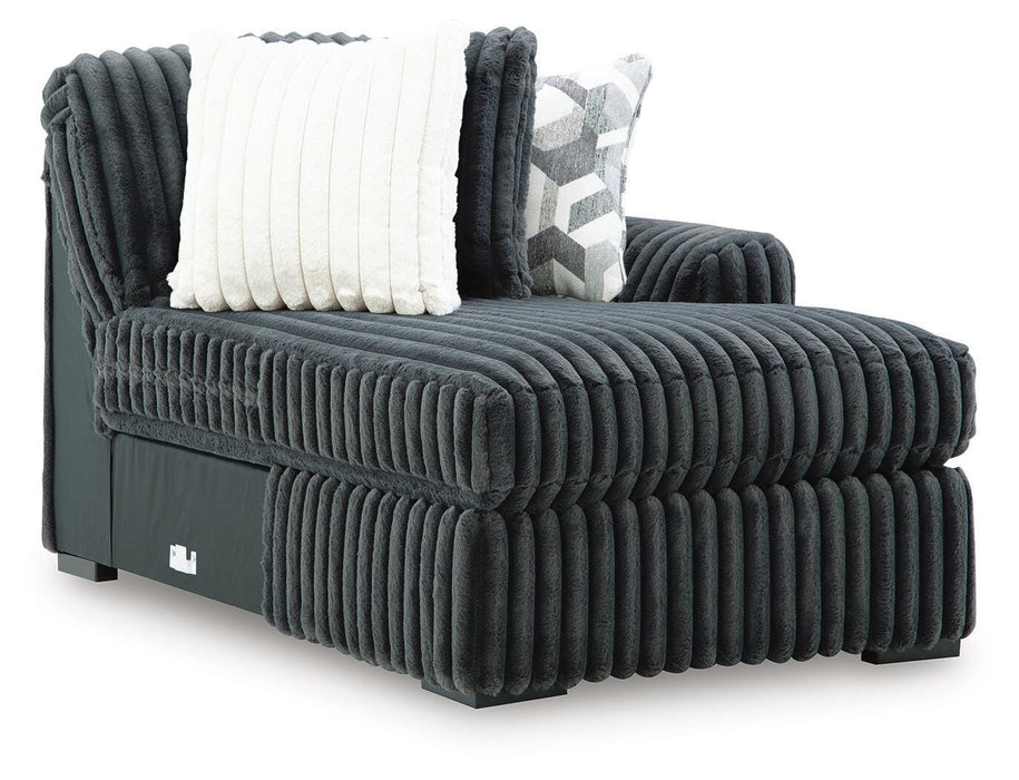 Midnight-Madness Sectional with Chaise - Furniture 2 Go- FL