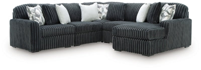 Midnight-Madness Sectional with Chaise - Furniture 2 Go- FL