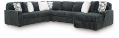 Midnight-Madness Sectional with Chaise - Furniture 2 Go- FL