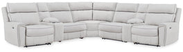 Social Pointe Reclining Sectional with Storage Consoles - Furniture 2 Go- FL
