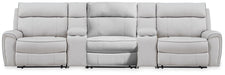 Social Pointe Reclining Sectional with Storage Consoles - Furniture 2 Go- FL
