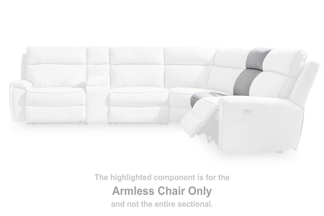 Social Pointe Reclining Sectional with Storage Consoles - Furniture 2 Go- FL