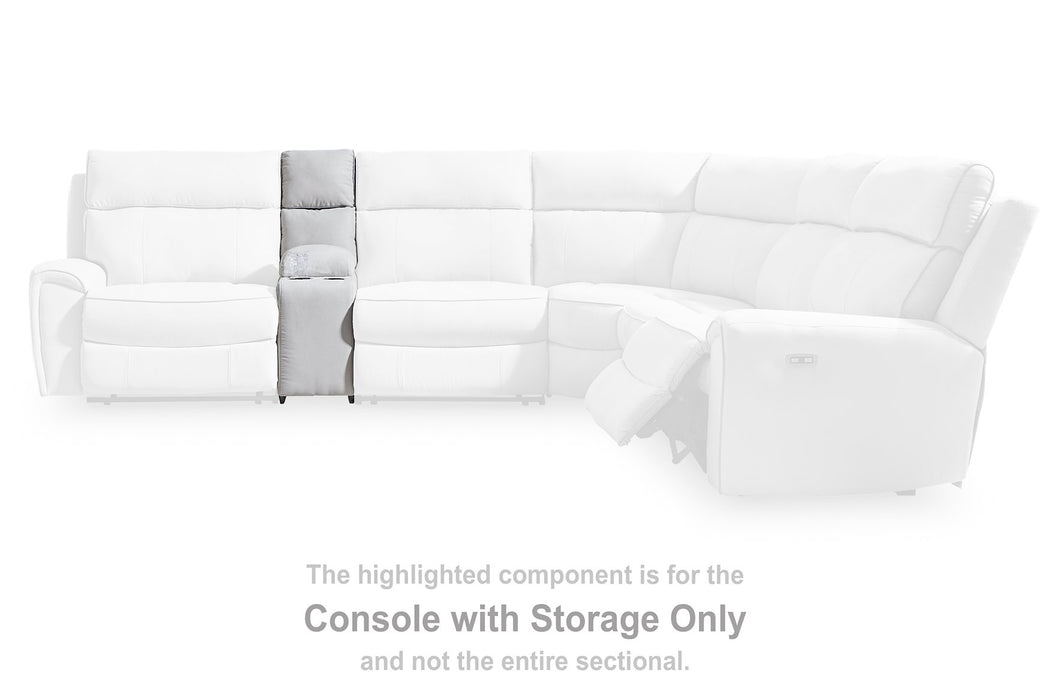 Social Pointe Reclining Sectional with Storage Consoles - Furniture 2 Go- FL