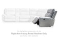Social Pointe Reclining Sectional with Storage Consoles - Furniture 2 Go- FL