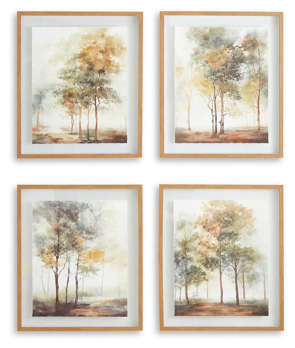 Bryneford Wall Art (Set of 4) - Furniture 2 Go- FL