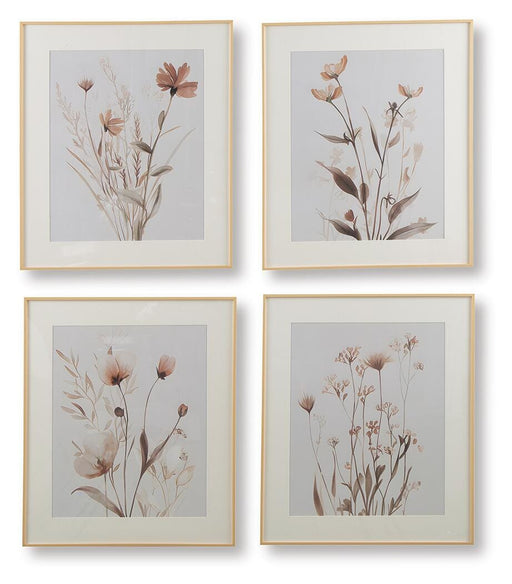 Chettings Wall Art (Set of 4) - Furniture 2 Go- FL