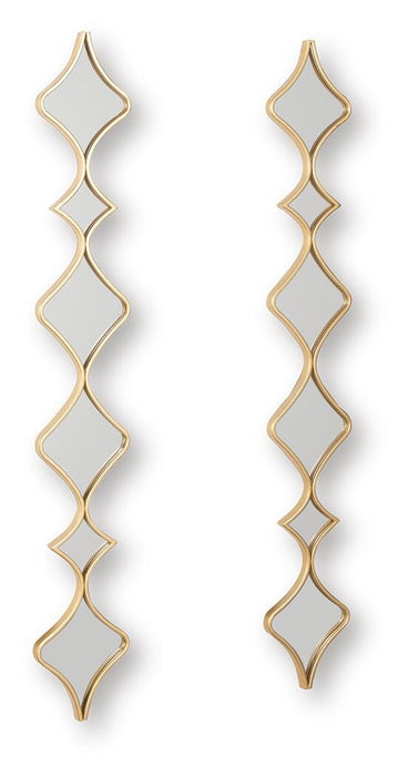 Harriswood Accent Mirror Set (Set of 2) - Furniture 2 Go- FL