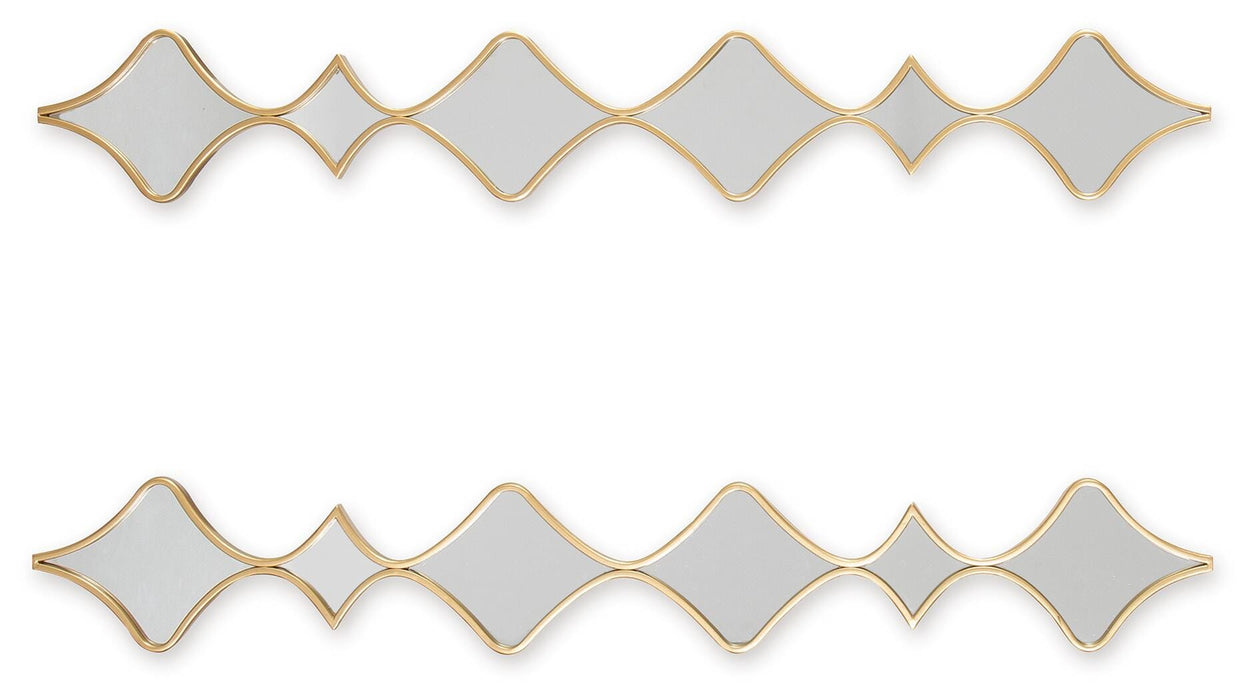 Harriswood Accent Mirror Set (Set of 2) - Furniture 2 Go- FL