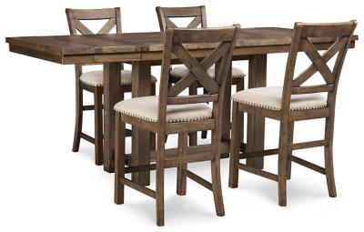 Moriville Counter Height Dining Set - Furniture 2 Go- FL
