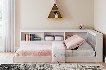 Piperton Bookcase Storage Bed