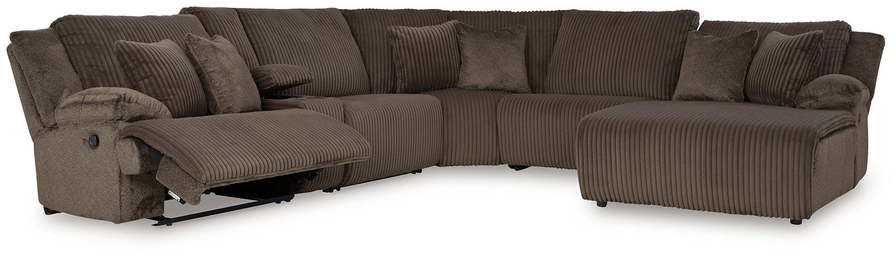 Top Tier Reclining Sectional with Chaise - Furniture 2 Go- FL