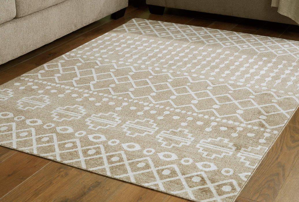 Bunchly 4'11" x 7'2" Washable Rug - Furniture 2 Go- FL