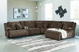 Top Tier Reclining Sectional with Chaise - Furniture 2 Go- FL