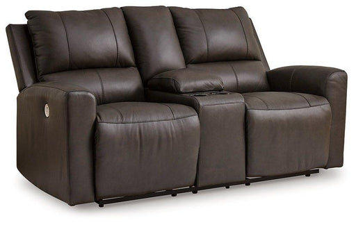 Boxmere Power Reclining Loveseat with Console - Furniture 2 Go- FL