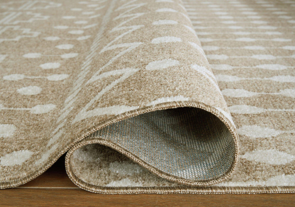 Bunchly 4'11" x 7'2" Washable Rug - Furniture 2 Go- FL