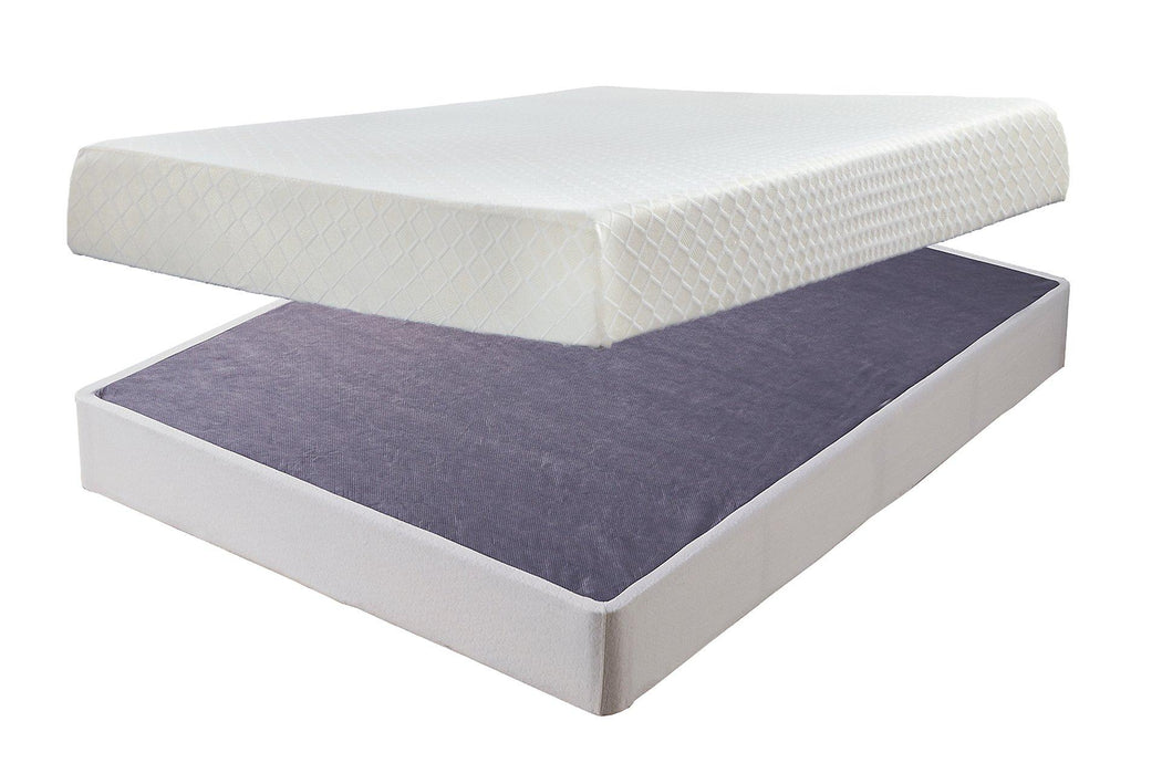 10 Inch Chime Memory Foam Mattress Set - Furniture 2 Go- FL