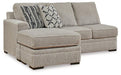 Calnita Sectional with Chaise - Furniture 2 Go- FL