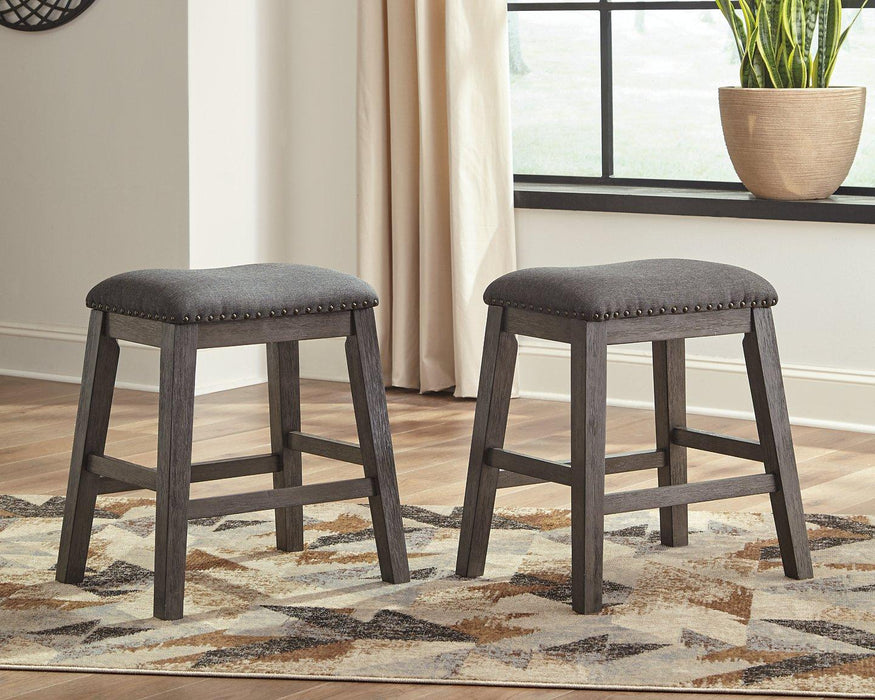 Caitbrook Counter Height Upholstered Bar Stool - Furniture 2 Go- FL