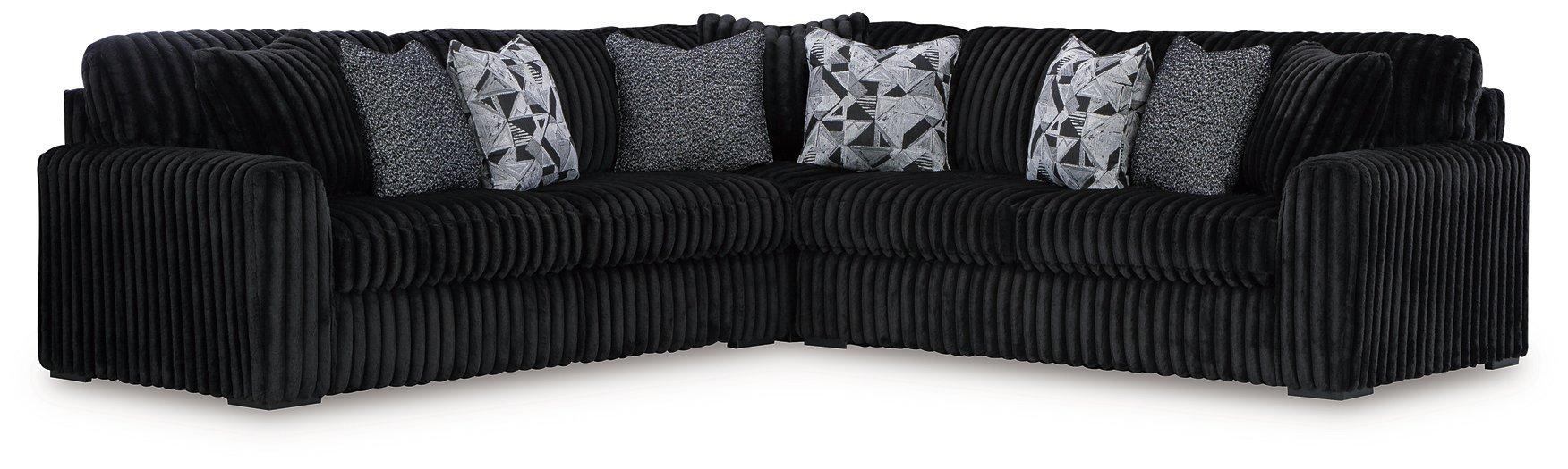 Midnight-Madness Sectional - Furniture 2 Go- FL