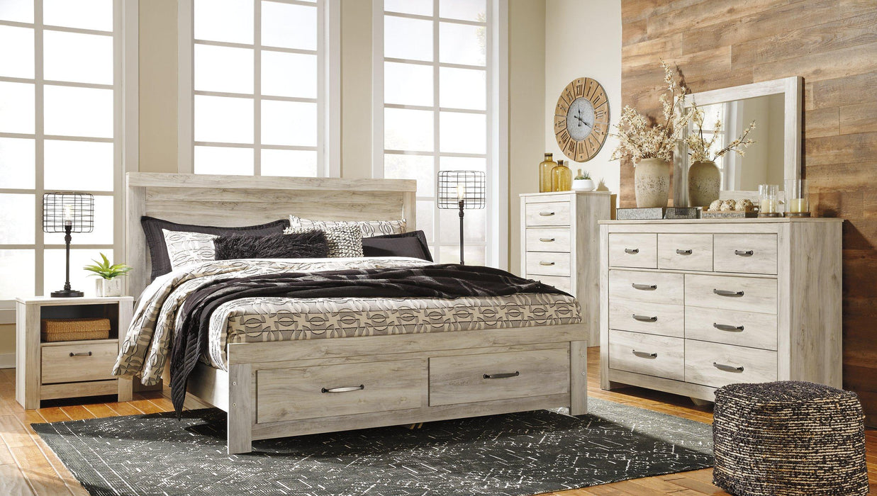 Bellaby Bed with 2 Storage Drawers - Furniture 2 Go- FL