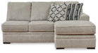 Calnita Sectional with Chaise - Furniture 2 Go- FL