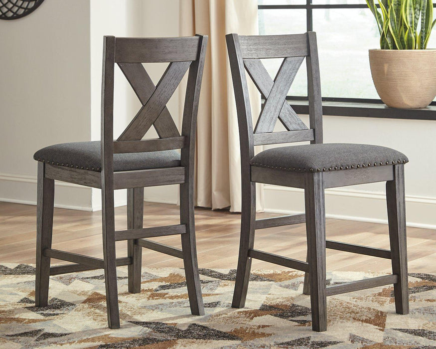 Caitbrook Counter Height Upholstered Bar Stool - Furniture 2 Go- FL