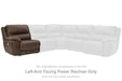 Dunleith Power Reclining Sectional Loveseat - Furniture 2 Go- FL