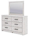 Cayboni Dresser and Mirror - Furniture 2 Go- FL