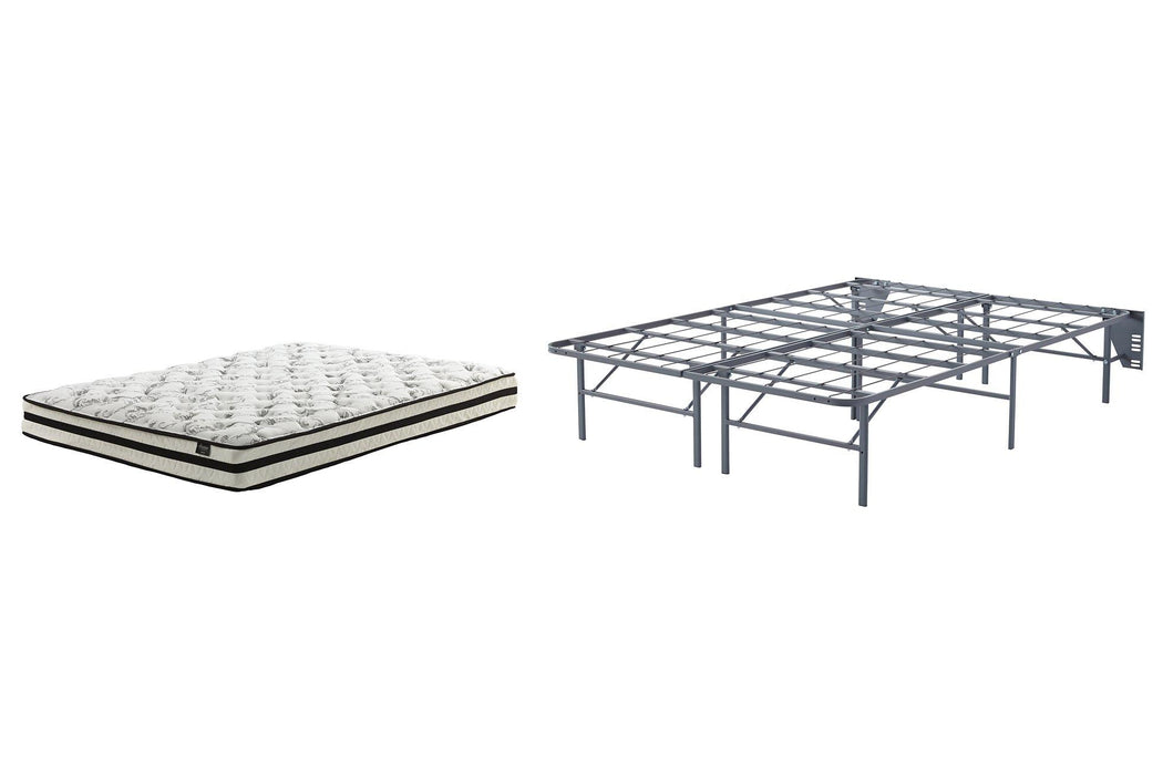 8 Inch Chime Innerspring Mattress Set - Furniture 2 Go- FL