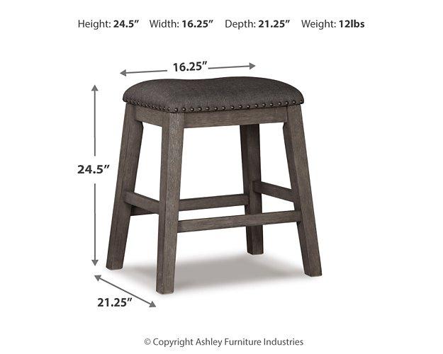 Caitbrook Counter Height Upholstered Bar Stool - Furniture 2 Go- FL