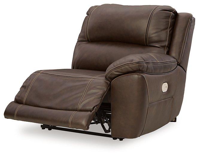 Dunleith Power Reclining Sectional Loveseat - Furniture 2 Go- FL