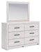 Cayboni Dresser and Mirror - Furniture 2 Go- FL