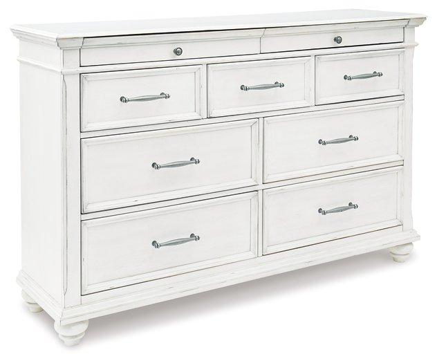 Kanwyn Dresser and Mirror - Furniture 2 Go- FL