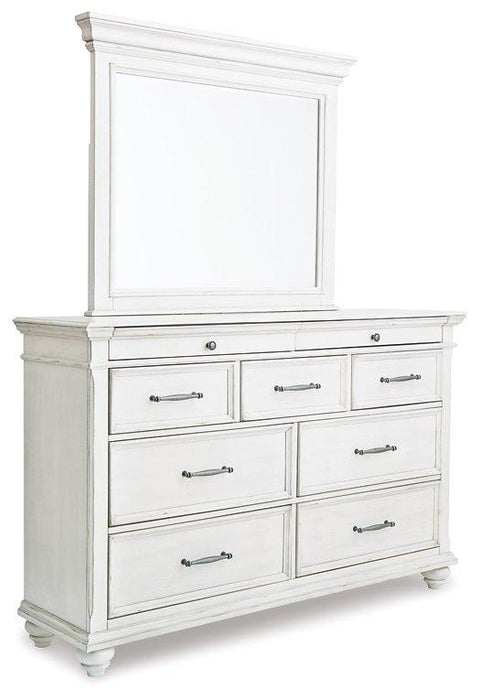 Kanwyn Dresser and Mirror - Furniture 2 Go- FL
