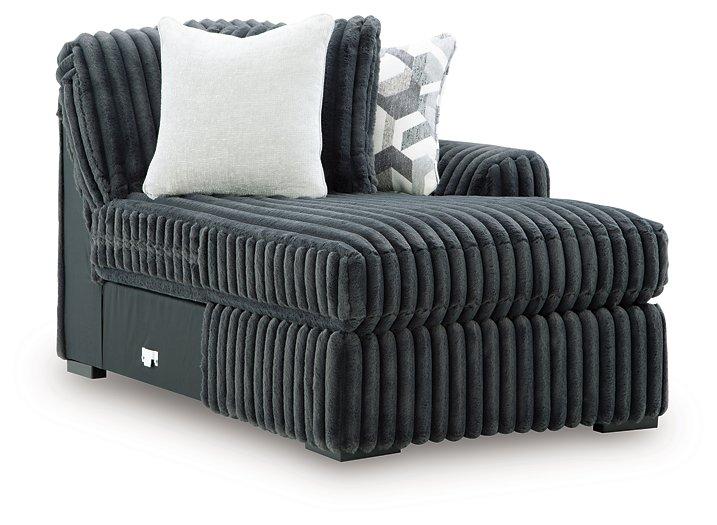 Midnight-Madness Sectional with Chaise - Furniture 2 Go- FL