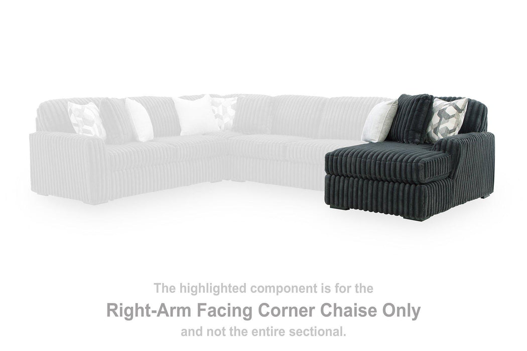 Midnight-Madness Sectional with Chaise - Furniture 2 Go- FL