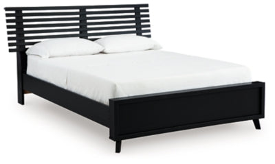 Danziar Queen Slat Bed - Furniture 2 Go- FL