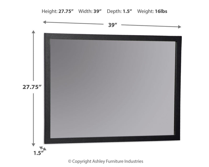 Danziar Bedroom Mirror - Furniture 2 Go- FL